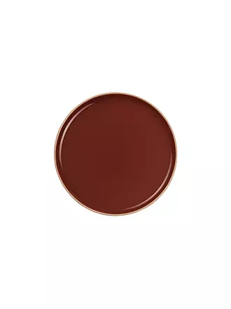 ASA SELECTION | Assiette plate 26,5cm SEMANA Caviar | rot